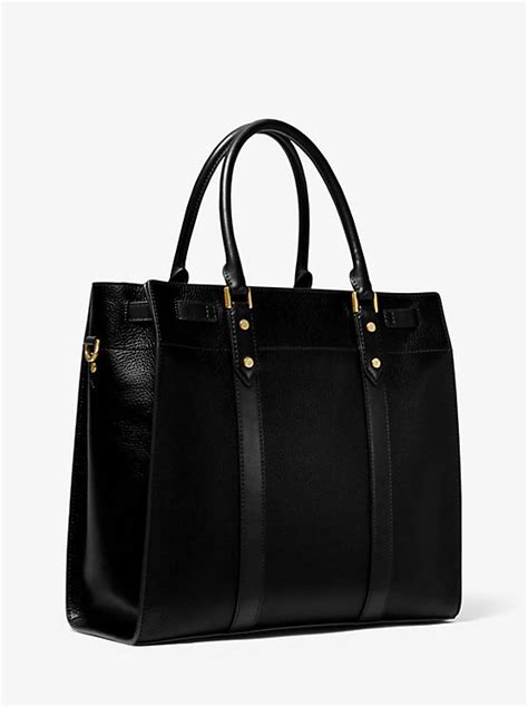 Nouveau Hamilton Pebbled Leather Tote Bag 